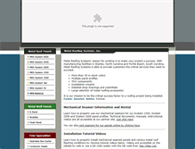 Tablet Screenshot of metalroofingsystems.biz